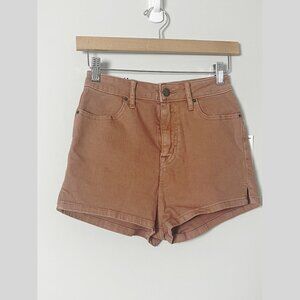 NWT Urban Outfitters BDG Brown Katie Super High Rise Shorts 25W